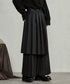 Pleated Wide Pants & Wrap Apron Co-ord