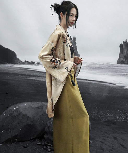 High Waist Straight Skirt