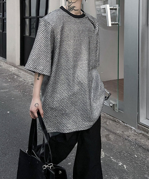 Metallic Mesh T-shirt