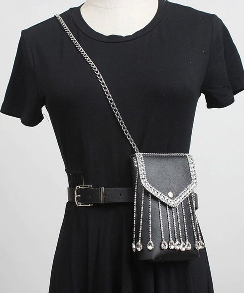 Chain Fringe Waist Bag