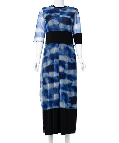 Tie-dye See-through Dress