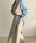 Raglan Sleeve Trench Coat