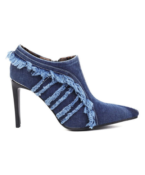 Denim Bootie
