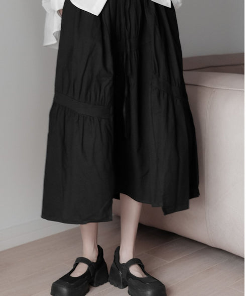 Asymmetric Switching Flare Skirt