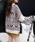 Tribal Geometric Knit Sweater