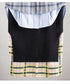 Plaid Splicing Skirt