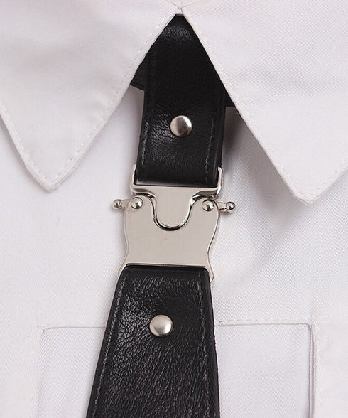 Metal Buckle Tie