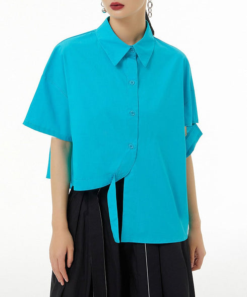 One Side Short Blouse