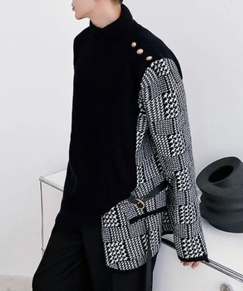 Turtleneck Knit Pullover