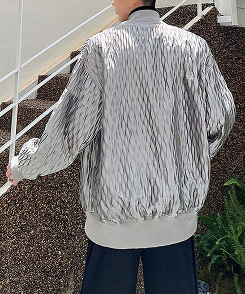 Wave Jacquard Blouson