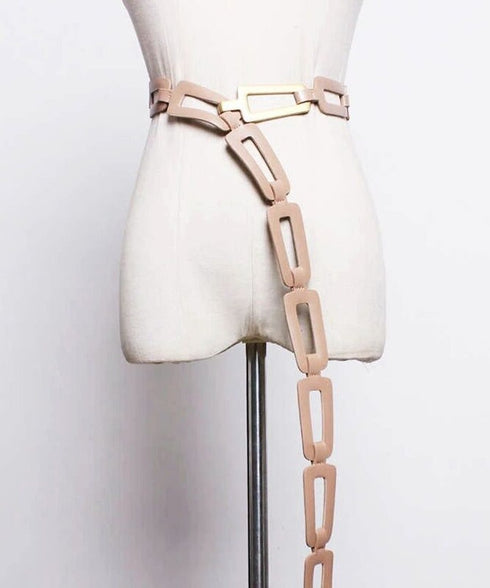 Rectangular Chain Art Belt