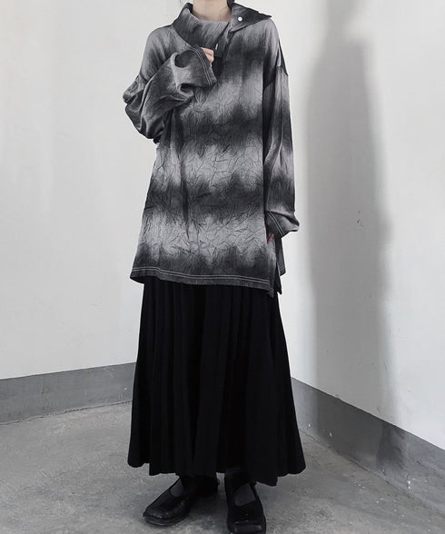 Sideway Collar Blouse