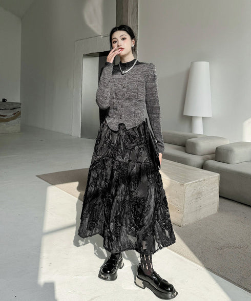 Three-dimensional Pattern Skirt