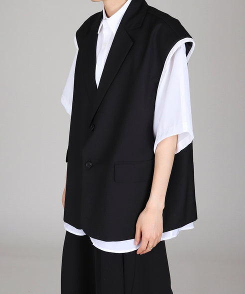 Vest & Wide Pants Co-ord