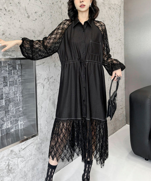 See-through Sleeve Dress