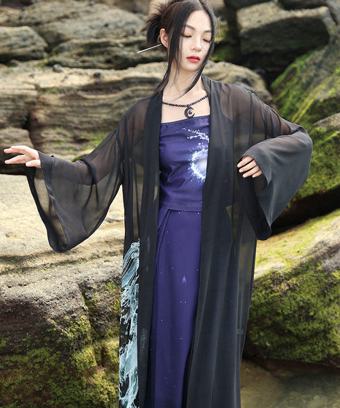 Water Ball Print Top