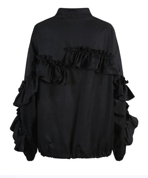 Tiered Frill Sleeve Jacket