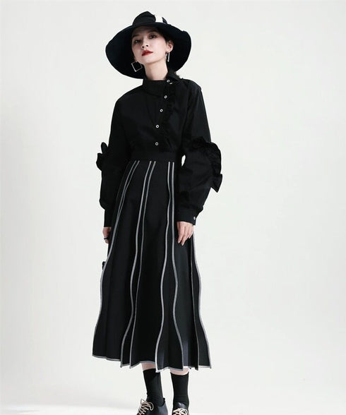 Frill Placket Blouse