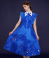 Blue Bird Flare Dress