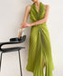 Halter Pleat Dress