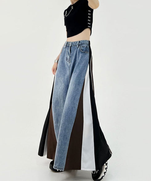 Sideline Denim Skirt