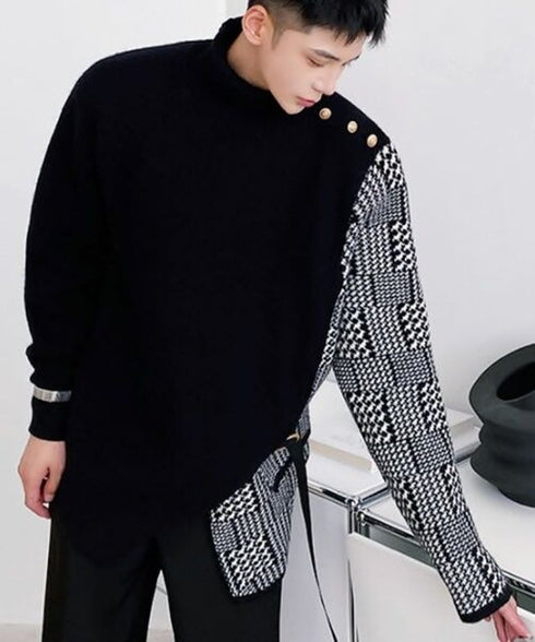 Turtleneck Knit Pullover