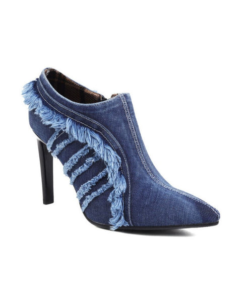Denim Bootie