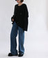 Pin Tuck Drape Long Sleeve Top
