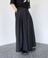 Side Panel Pleated Wide Pants