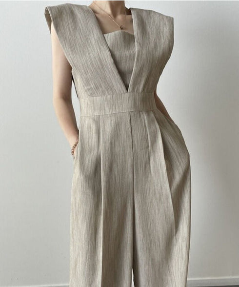 Cap Sleeve Overalls