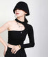 Cut-out One-shoulder Top
