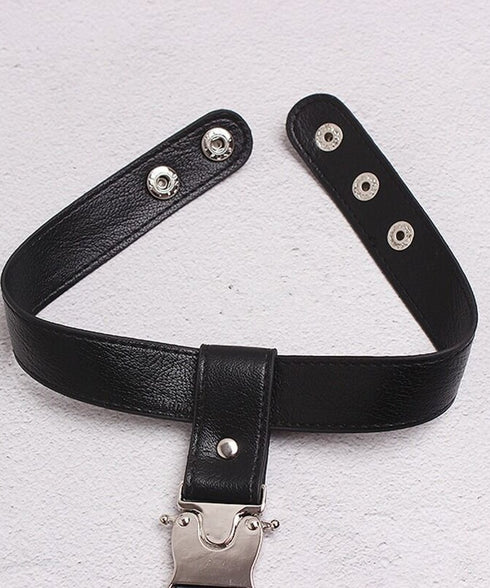 Metal Buckle Tie