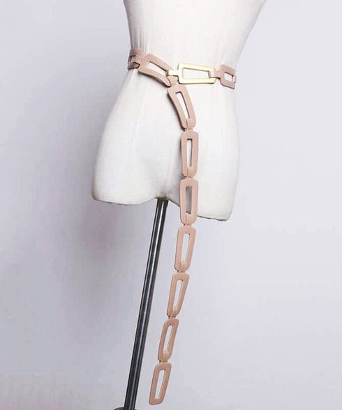 Rectangular Chain Art Belt