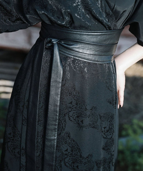 Asymmetrical Wrap Belt