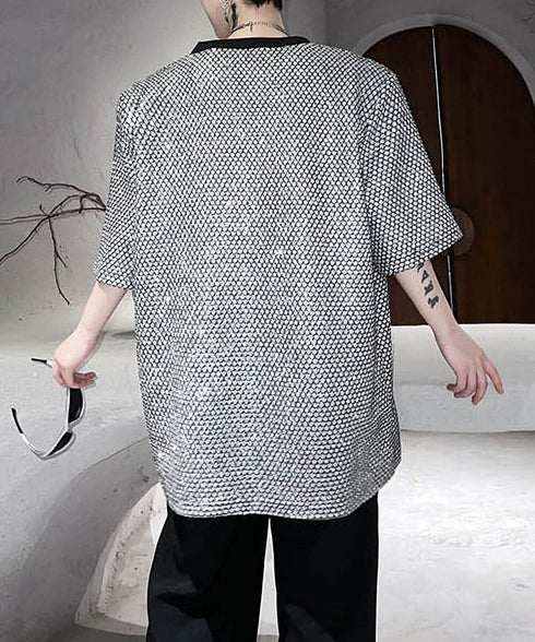 Metallic Mesh T-shirt