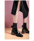 Tassel Charm Block Heel Boots
