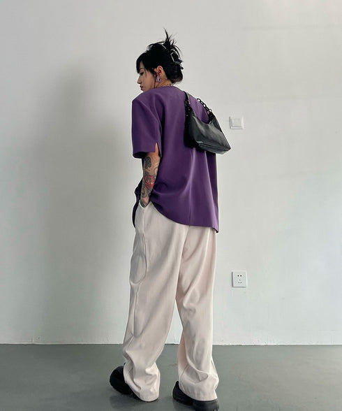 V-neck Short-sleeve Jacket