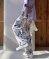 Flower Print Wide Pants