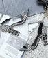 Houndstooth SpiralHeel Sandals
