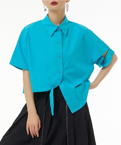 One Side Short Blouse