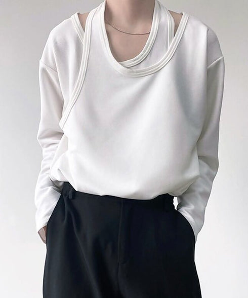 Overlapping Long Sleeve T-shirts