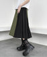Side Pleat Wide Pants