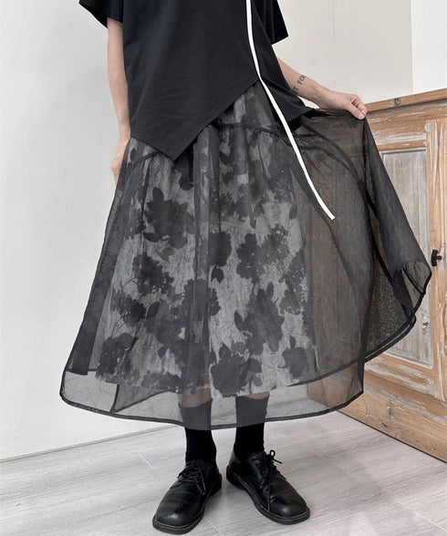 See-through Layered Skirt