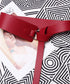 soft leather wide waist belt