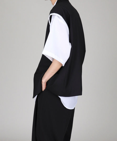 Vest & Wide Pants Co-ord