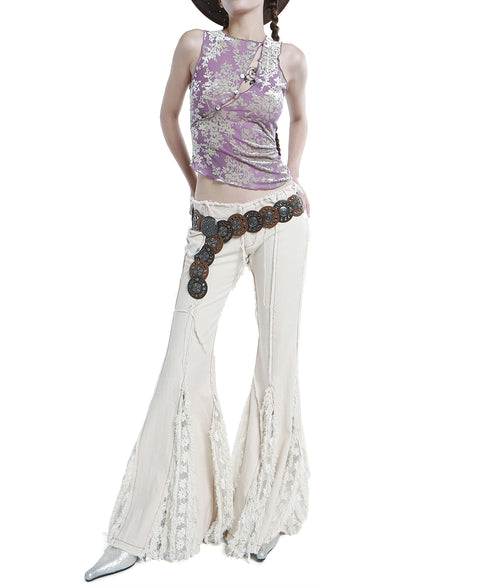 Rivet Disc Pin Buckle Belt