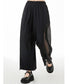 Side Mesh Wide Pants