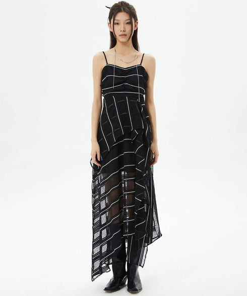 U-neck See-through Top