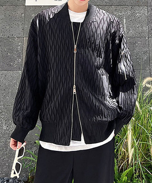 Wave Jacquard Blouson