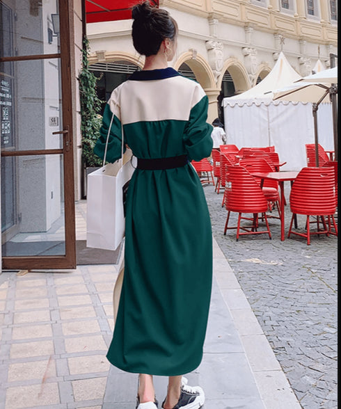 Color Blocking Dress